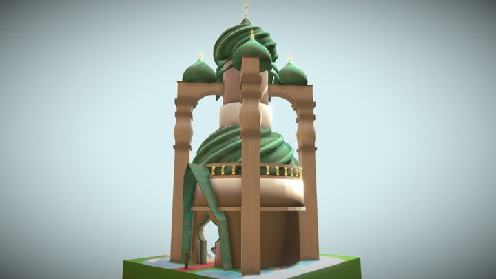 Cube World Sinbad 3D Model