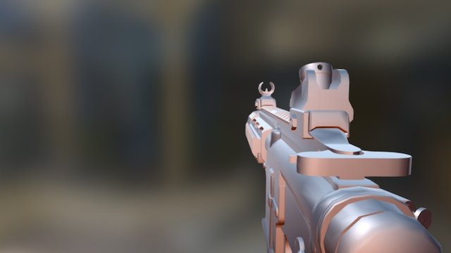 Detailed HK416 5.56 Pistol