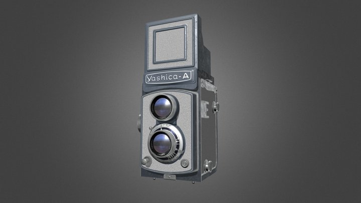 Vintage Camera Model 3D Model