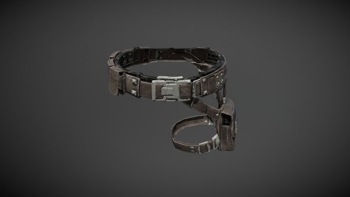 BATTLE BELT 3D Model