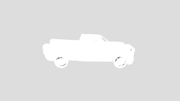 Realistic Pickup Truck 3D Model