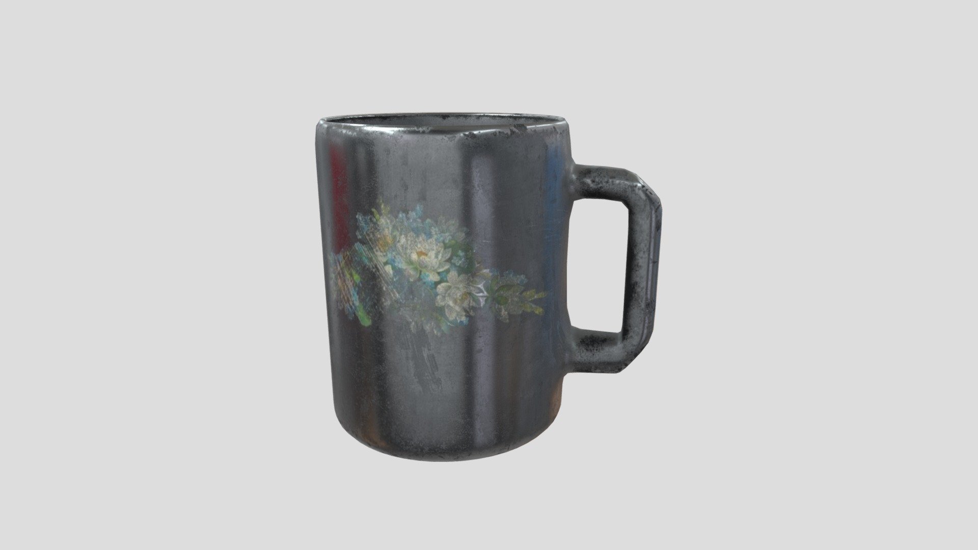 Metal mug