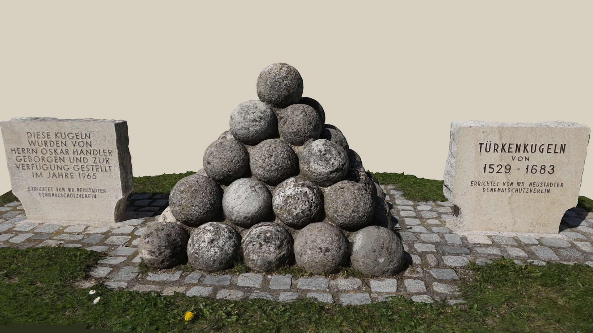 Türkenkugeln — Sketchfab embed 3D viewer
