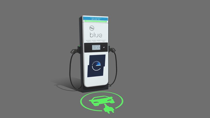 Electric Charging Point 3D Model
