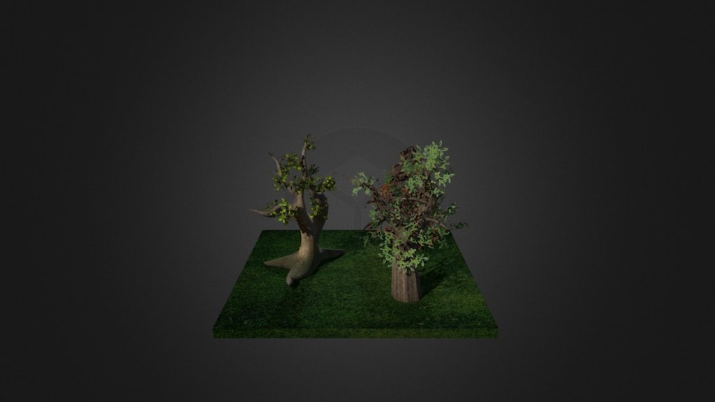 Diferent Trees - Low, Mid,High Poly - 3D model by Aleizqher [a4ce1e8 ...