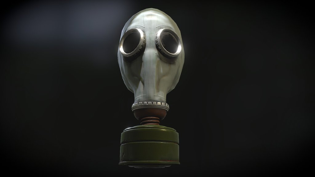 Russian GP-5  Gas Mask - (Filter Damaged)