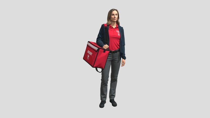 Marco's Pizza Delivery Rider – Gratis 3D-model STL
