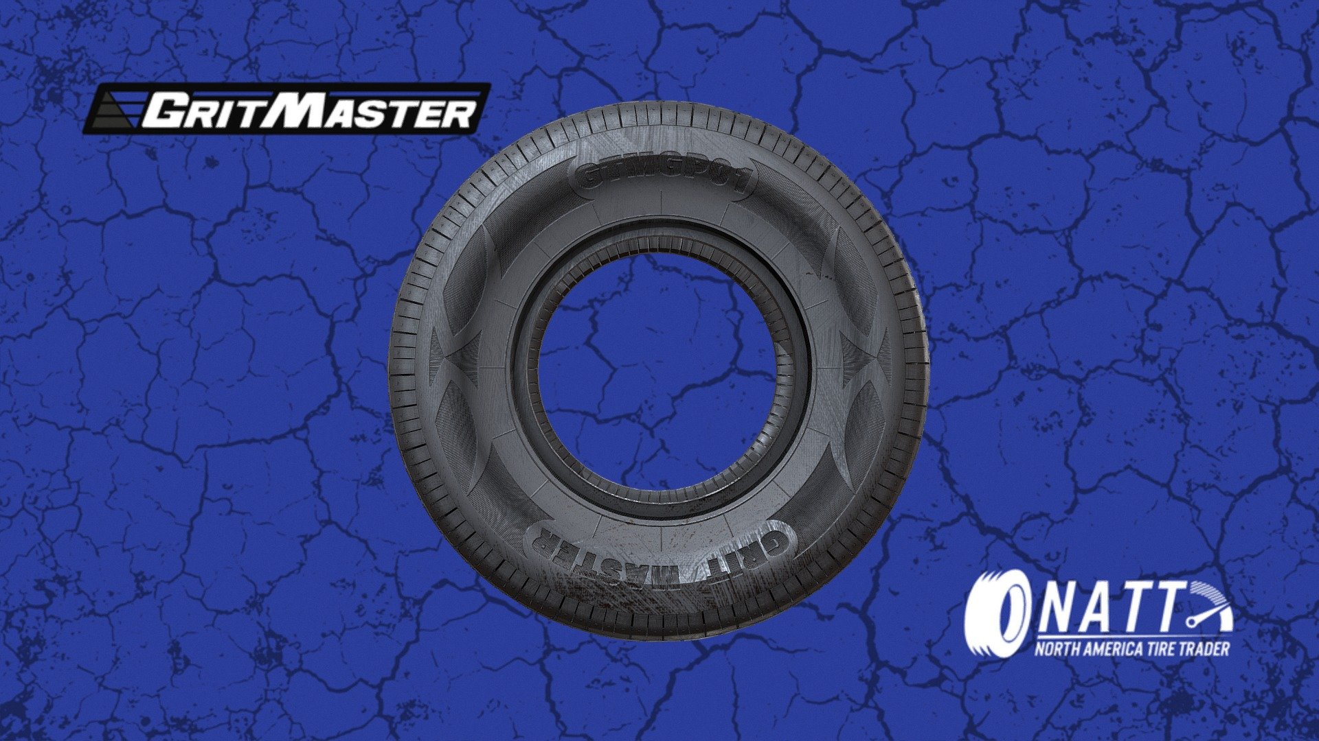 GTM GP 01 GRITMASTER 3D model by Tire Direct (tire.direct