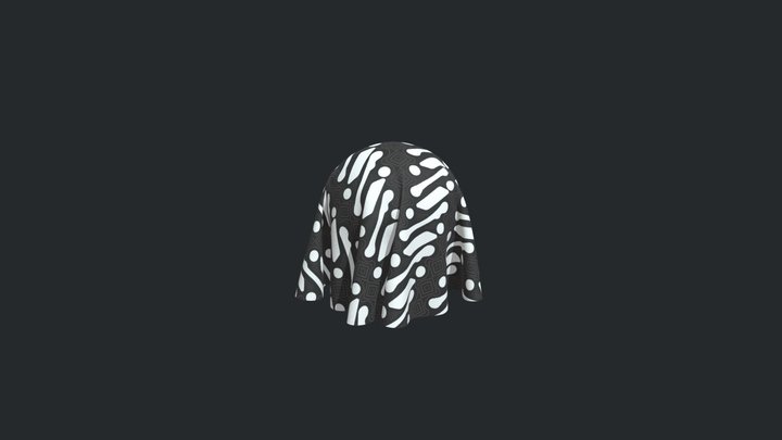 Batik Parang PBR Texture 3D Model