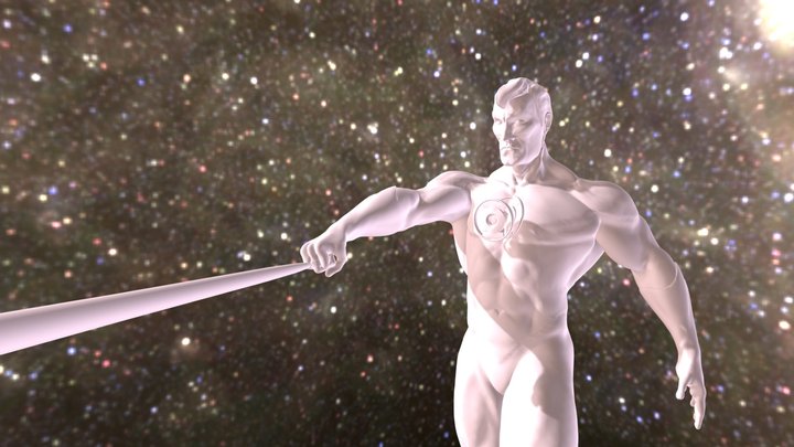 Hal Jordan 3D Model