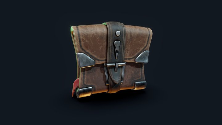 Plague Doctor Book 3D Model