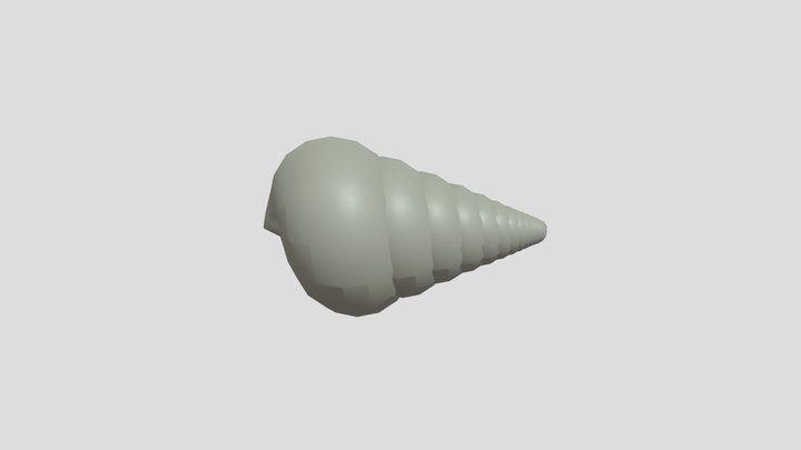 Snäcka modell - snm21005 3D Model