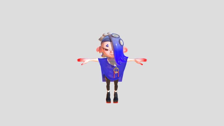 Splatoon 3 - Shiver SAND Normalwear 3D Model