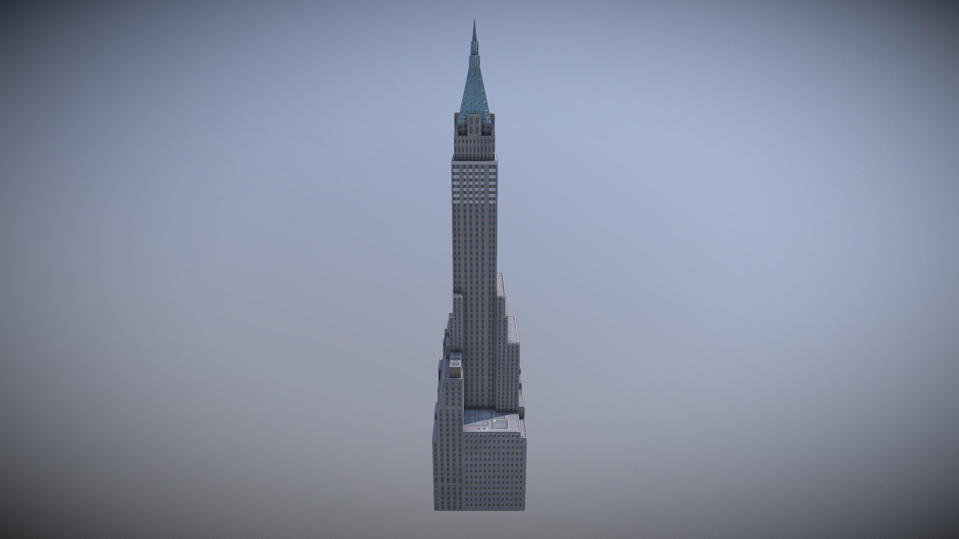 NEW YORK 40 Wall Street - The Trump Building 14 - 3D model by Hero  (@a6070719) [a4d2f8a]