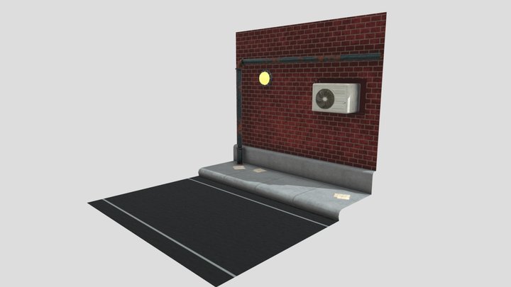 Alley 3D Model
