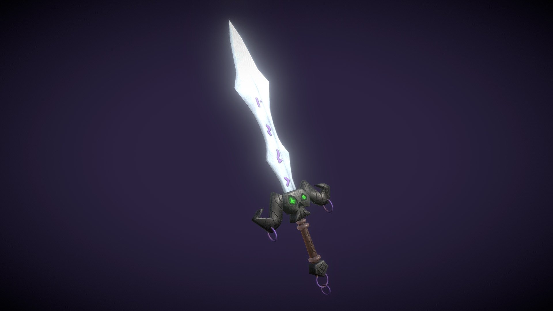 Fantasy Sword Model - Download Free 3D model by Matthew722 [a4d3b7d ...