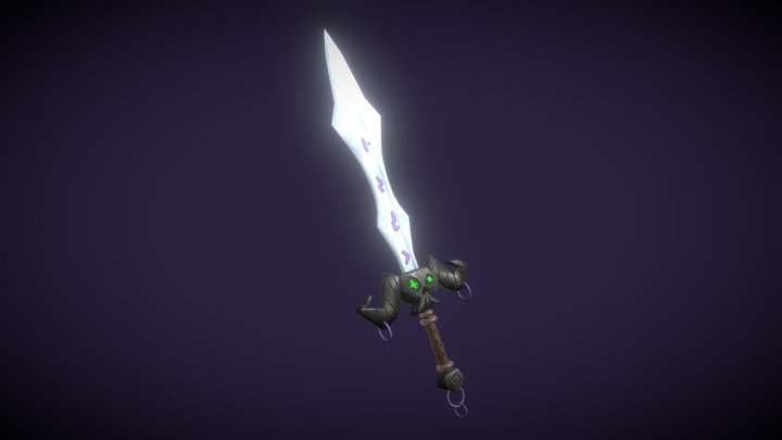 Fantasy Sword Model 3D Model