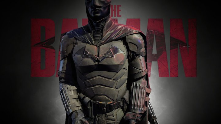 The Batman - Screen worn suit - Robert Pattinson 3D Model