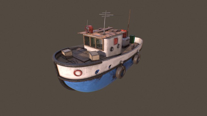 Boat 3D Model