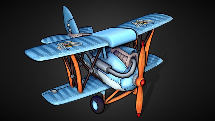 Game Art Daan van Splunter | DAE Flying Circus 3D Model
