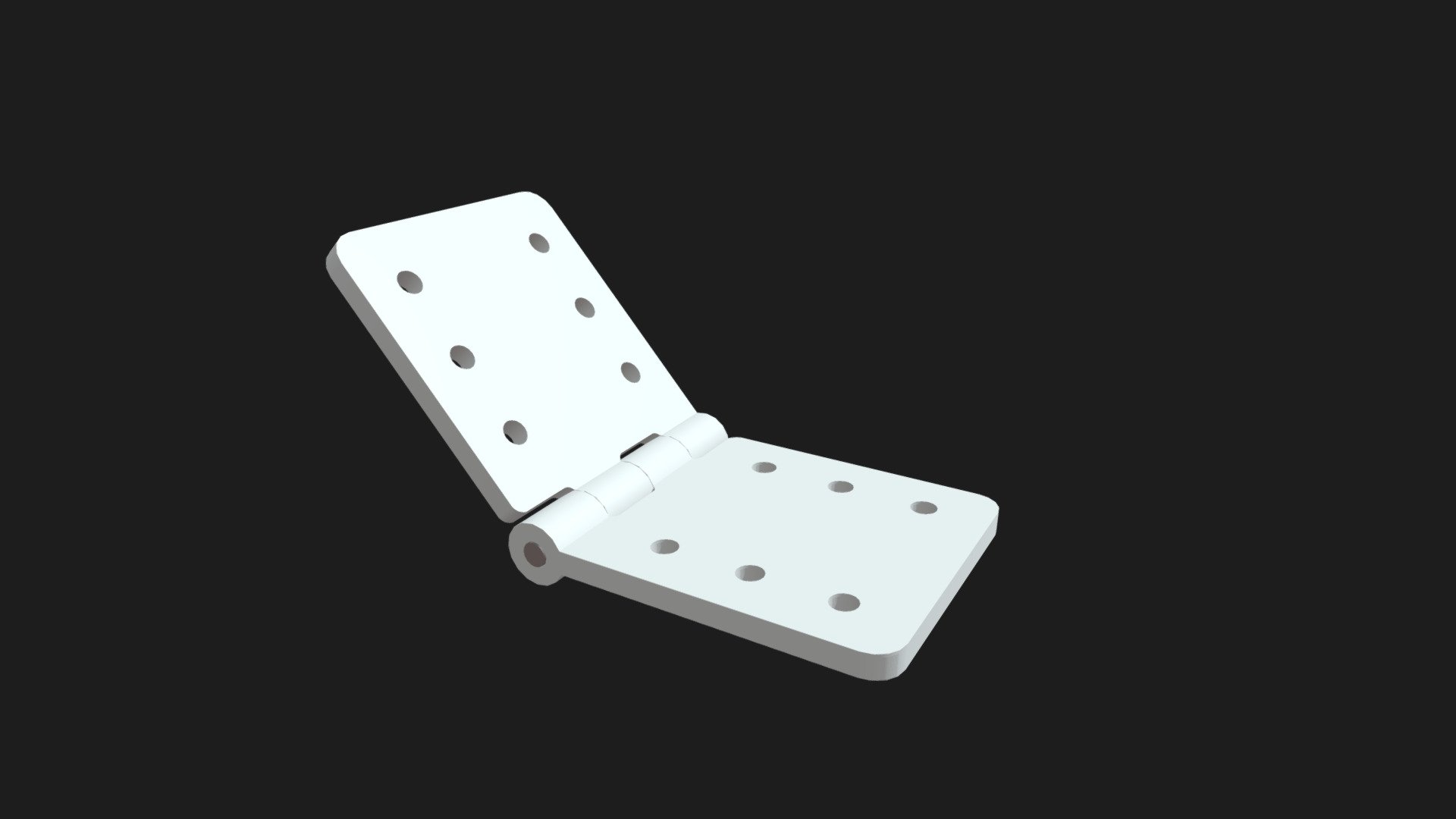 RC plane nylon hinge 3D model by NumaVIG [a4d4ed2] Sketchfab