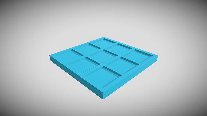 Oxo-spel 3D Model