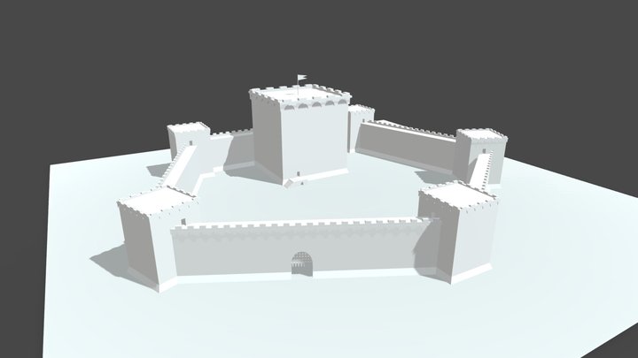 Ejemplo de Castillo 3D Model