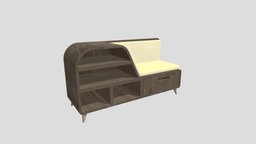 Entryway Bench with Drawer