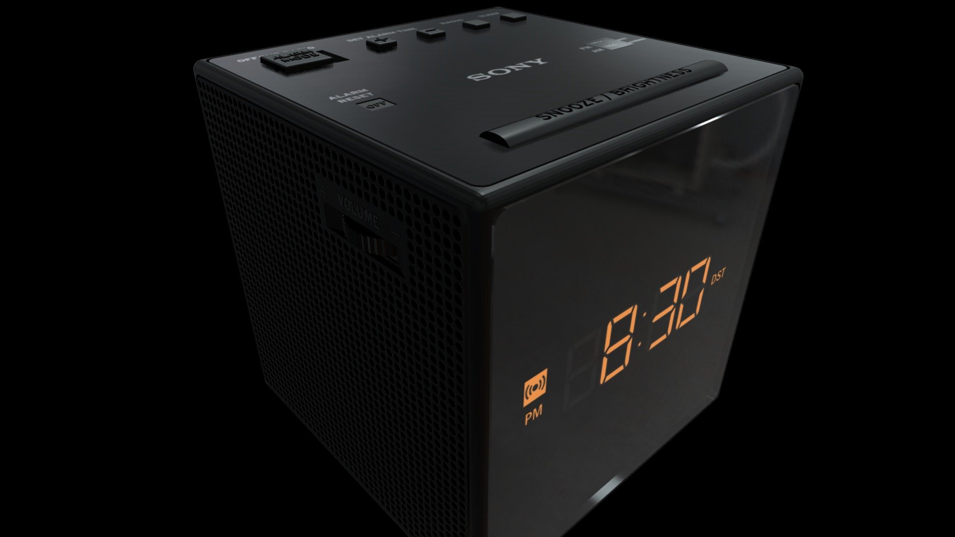 SONY clock alarm radio