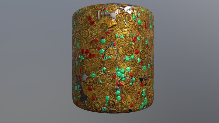 Treasure Substance 3D Model