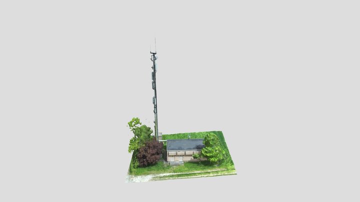 Cell phone tower 3D Model