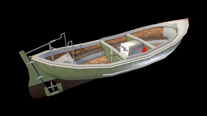 Whaleboat 3D Model