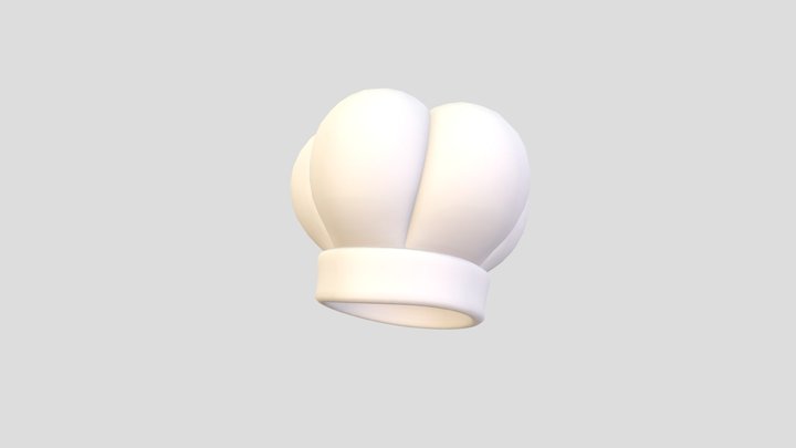 Hat006 Chef Hat 3D Model