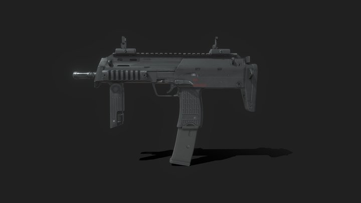 MP7 Counter Strike 2 3D Model