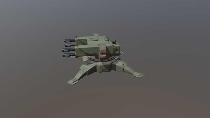 Turret 3D Model