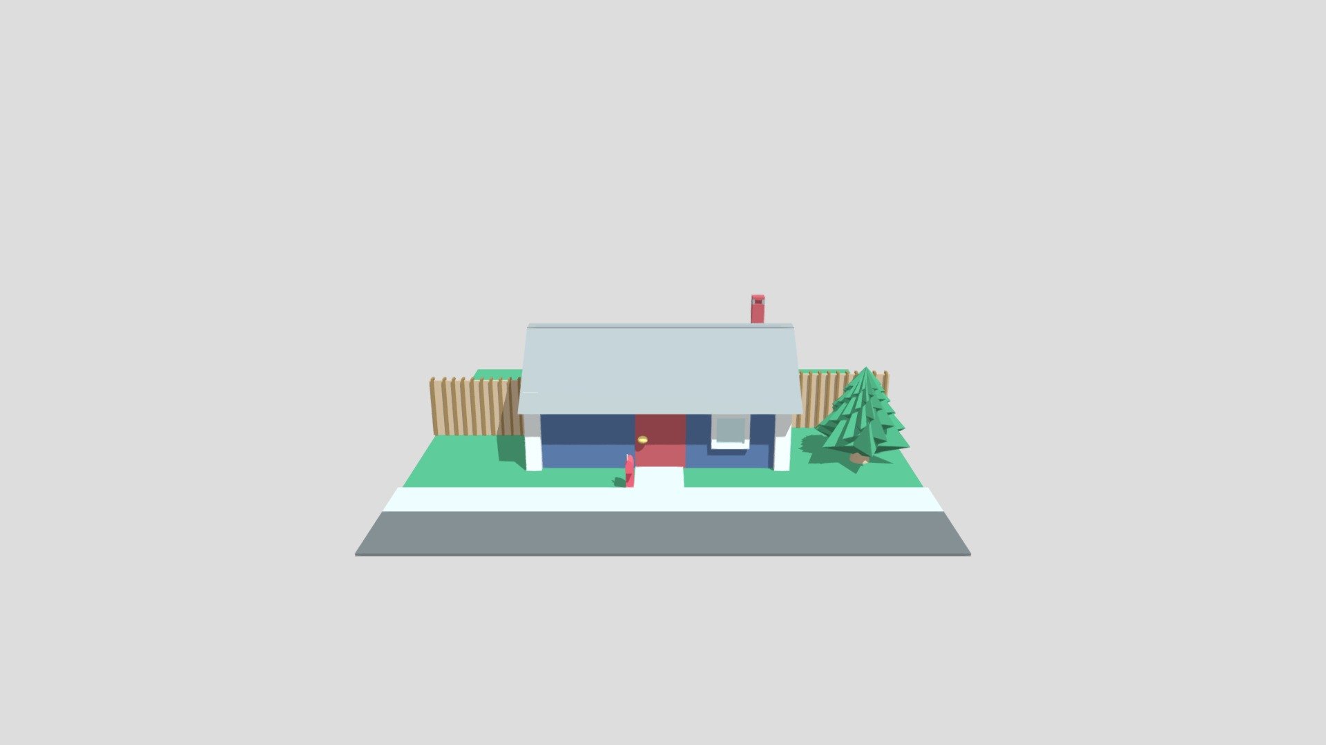 TinkerCad House 3D model by ccarpenter [a4dd473] Sketchfab