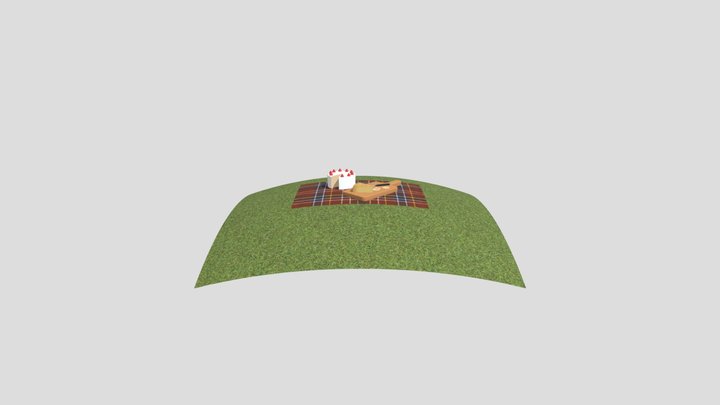 Picnic scene 1 3D Model