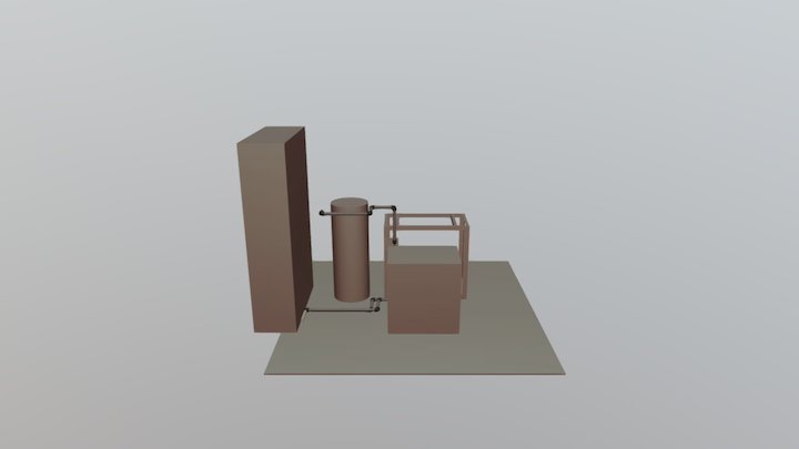 Governor Compressor Piping 3D Model