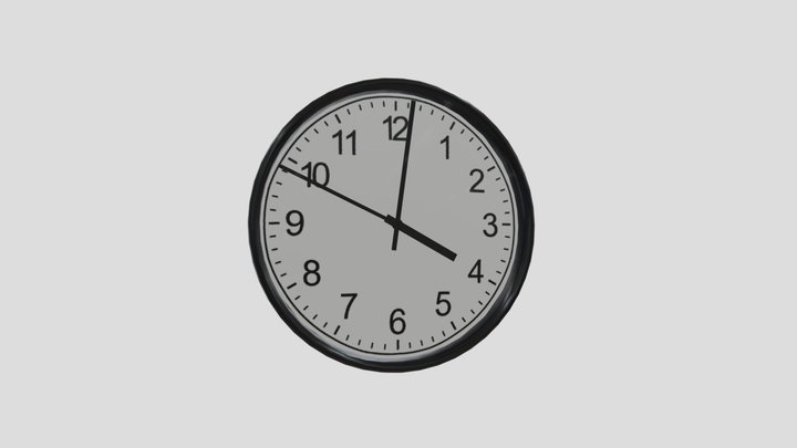 Clock model 3D Model
