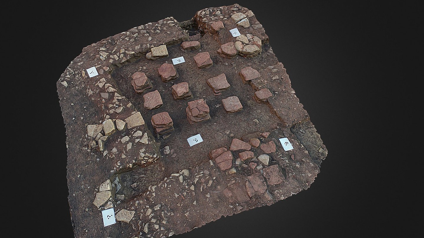Dings - Stacked hypocaust — Sketchfab embed 3D viewer