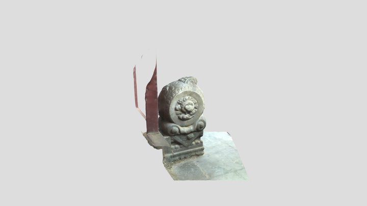 Mendun from the New Summer Palace Yiheyuan 颐和园门墩 3D Model