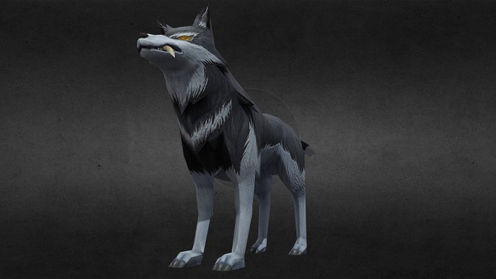 Sword Art Online Dire Wolf 3D Model