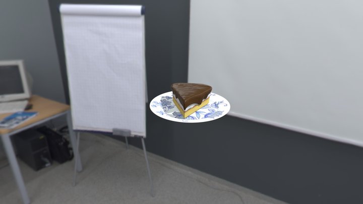 Slice of Cake 3D Model