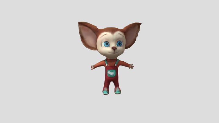 Малыш барбоскин 3D Model