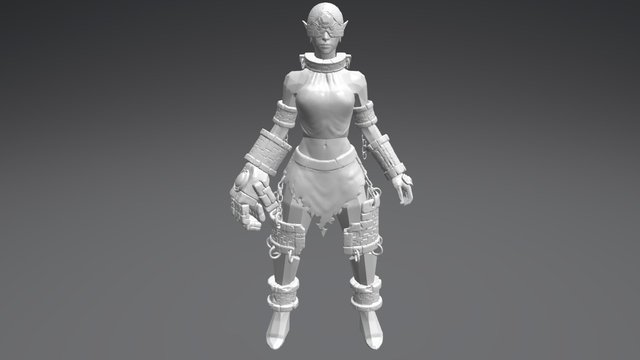 Mushety's Templar Assassin set 3D Model
