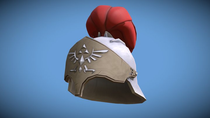 Hylian Soldier's Helm (Zelda) 3D Model