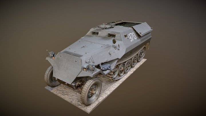 Hanomag Sd.Kfz. 251 3D Model