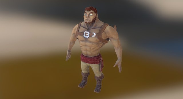 Sketchfab Pirate 3D Model