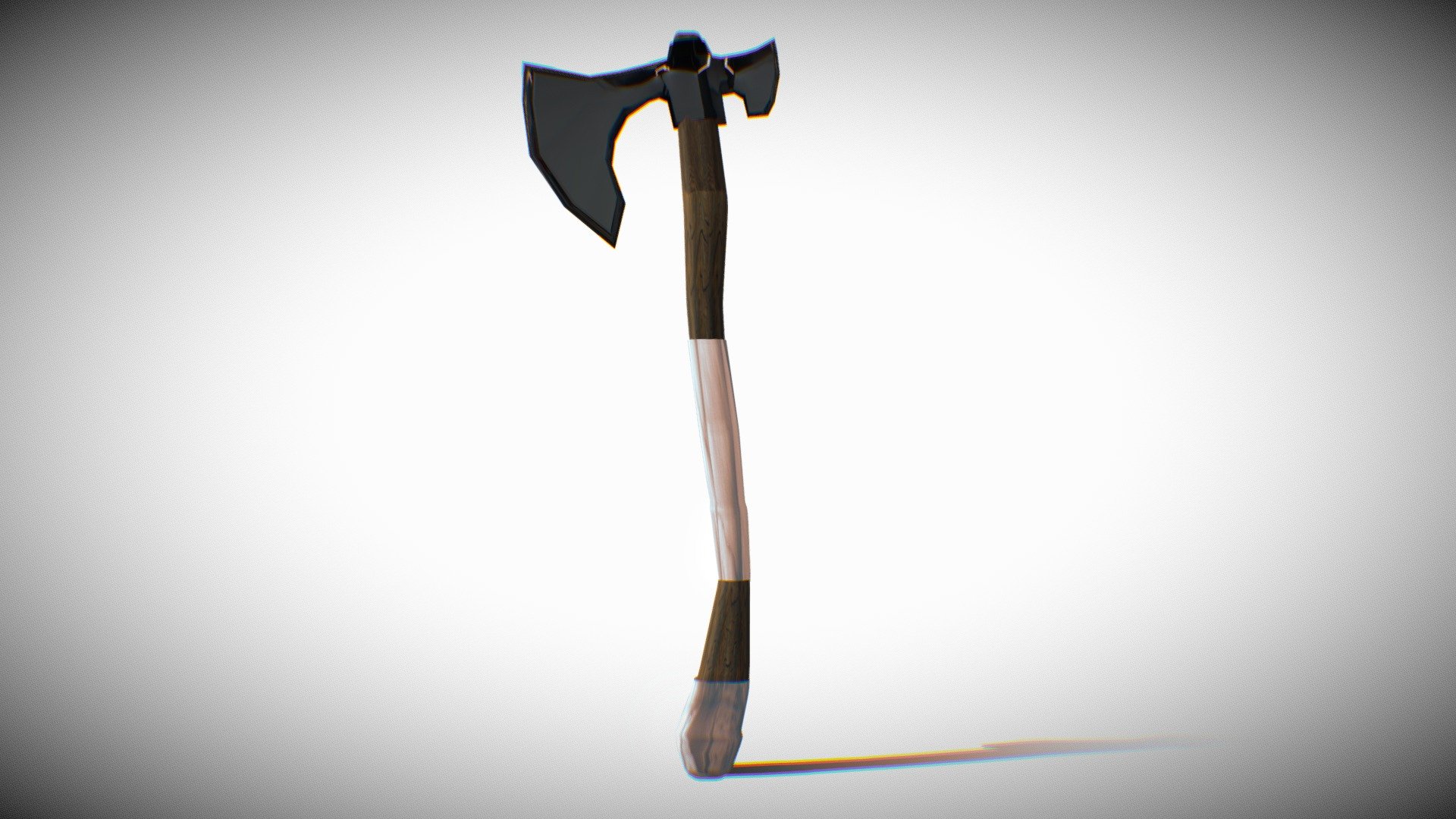 Machado Kratos (Versão ossos, madeira e aço). — Sketchfab embed 3D viewer