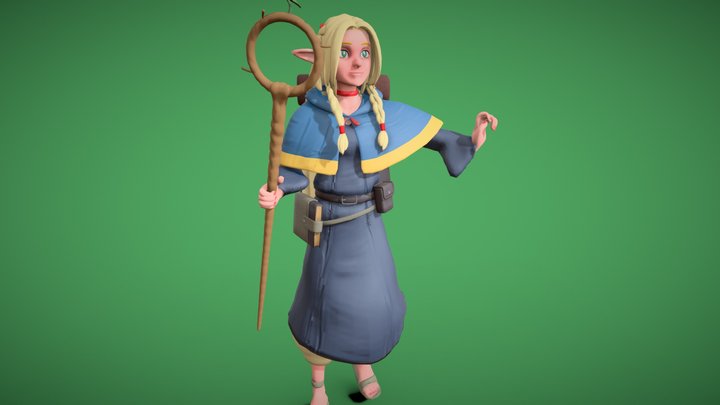 Marcille - Dungeon Meshi | GameReady | UE5 3D Model